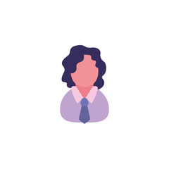 Businesswoman avatar vector design