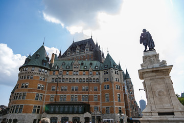 Fototapeta premium Quebec City street and buildings