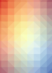 Abstract Trianglify gradient Generative Art background illustration