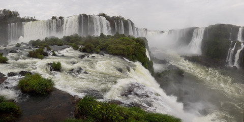 Obraz premium waterfall in the forest. waterfalls of iguaçu