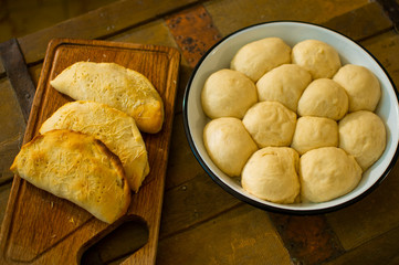 panaderia empanadas bollos masa trigo gluten