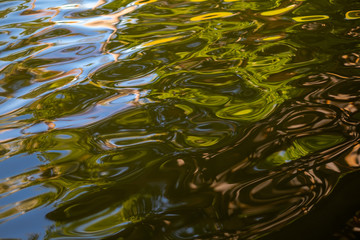 Abstract water ripple of a lake