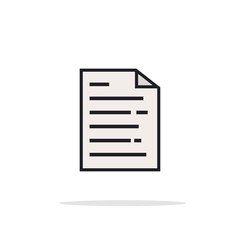 document icon design vector illustration