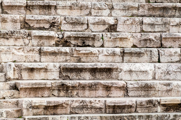 Steps of the Roman Theatre in Amman, Jordan