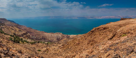 Aerial view of the Dead Sea