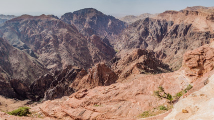 Landscape near the ancient city Petra, Jordan