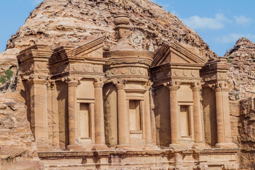 The Monastery (Al Deir) in the ancient city Petra, Jordan