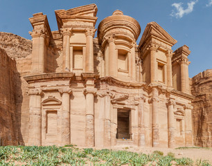 Obraz premium The Monastery (Al Deir) in the ancient city Petra, Jordan