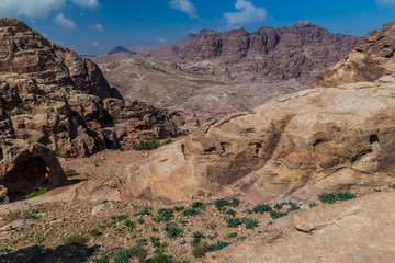 Landscape of the ancient city Petra, Jordan