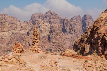 Landscape of the ancient city Petra, Jordan