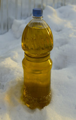snow oil bottle