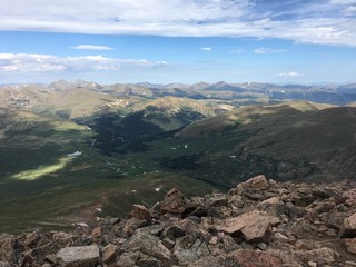 aerial view of mountains