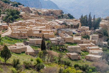 View of Dana village, Jordan