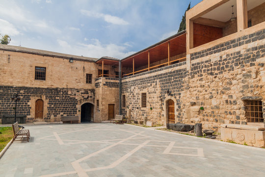 Courtyards of  Dar As Saraya museum in Irbid, Jordan