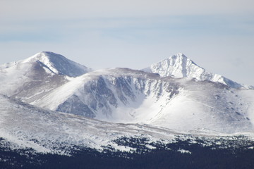 Fototapeta na wymiar Snow mountains