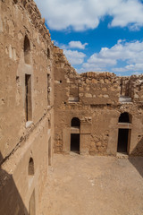 Ruins of Qasr Kharana (sometimes Harrana, al-Kharanah, Kharaneh, Kharana or Hraneh), desert castle in eastern Jordan