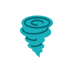 Isolated twister icon vector design