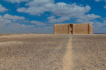 Qasr Kharana (sometimes Harrana, al-Kharanah, Kharaneh, Kharana or Hraneh), desert castle in...