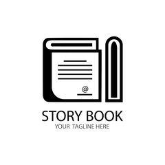 Book Education Logo Template vector illustration design