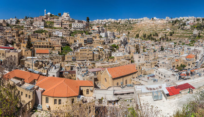 Panorama of Salt town, Jordan