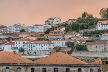 Fototapeta na wymiar Skyline of Porto in Portugal
