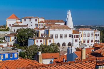Sintra National Palace (Palacio Nacional de Sintra) in Portugal