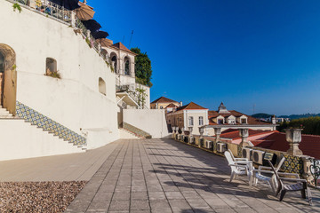 View of a terrace in Coimbra, Portugal