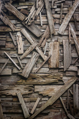 Design of old wood plank texture background.