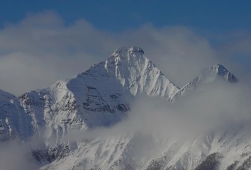 View towards Mount Nelson at Panorama Ski Slope, British Columbia Canada