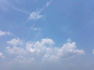 blue sky with clouds