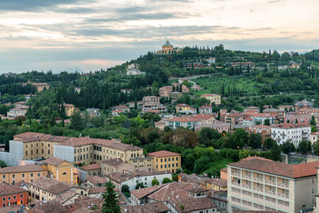Fototapeta premium Beautiful aerial view of Verona, Italy