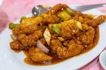 Chinese Food - sweet and sour pork