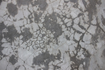 cracked damaged stone wall background