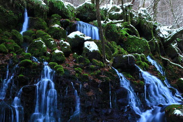 Fototapeta premium 冬の元滝伏流水