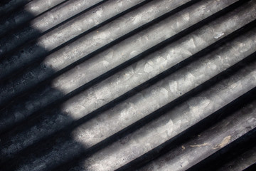 Old rusty zinc wall background, rusty zinc texture.