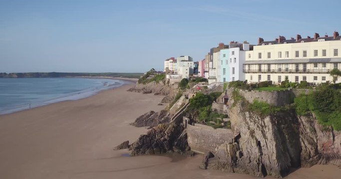 United Kingdom, Wales, Dyfed, Pembrokshire, Tenby, South Beach