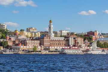 Brewery in Samara from the Volga River, Russia
