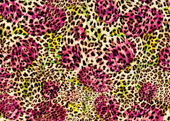abstract leopard skin texture design