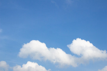 Naklejka na ściany i meble beauty sky with clouds