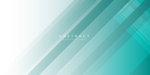Modern Dark Green Turquoise Grey White Line Abstract Background for Presentation Design Template. Suit for corporate, business, wedding, and beauty contest.