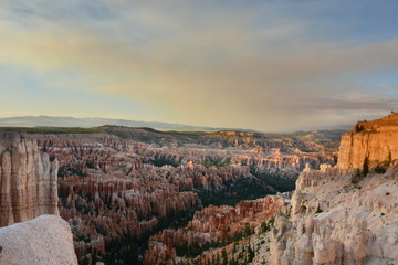 Fototapeta na wymiar view of bryce canyon in utah usa