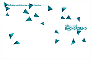 
Triangular background.