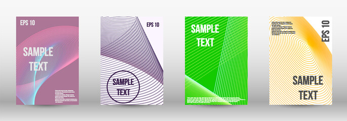 Geometric template with lines 