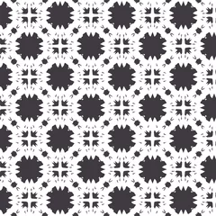 Rolgordijnen Abstract geometric pattern in ornamental style. Seamless desing texture for greeting card. © Big-Team-Studio ✅ 