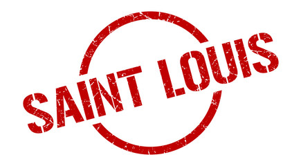 Saint Louis stamp. Saint Louis grunge round isolated sign