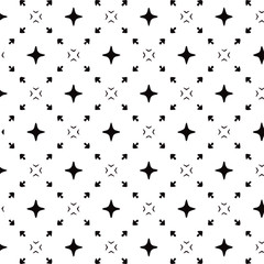 Abstract geometric pattern in ornamental style. Seamless desing texture for greeting card.