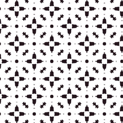 Abstract geometric pattern in ornamental style. Seamless desing texture for greeting card.