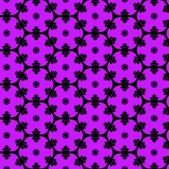 Abstract geometric pattern in ornamental style. Seamless desing texture for greeting card.