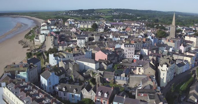 United Kingdom, Wales, Dyfed, Pembrokshire, Tenby, South Beach