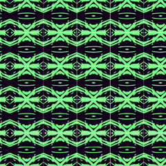 Abstract geometric pattern in ornamental style. Seamless desing texture for greeting card.